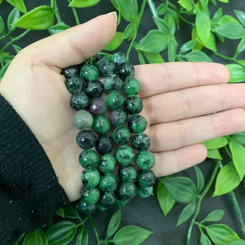 Miniatura 277 de Gem Avenue Handmade Round Bead Stretch Bracelet Unisex Natural Stone Beaded Jewelry for Men & Women, Elastic Wristband for Daily Wear