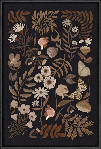 Miniatura 154 de SIGNFORD Lienzo impreso para pared, acuarela, floral, retro, abstracto, naturaleza, desierto, ilustraciones florales botánicas, arte moderno