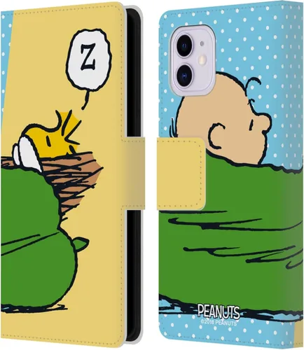 Miniatura 162 de Head Case Designs Funda de piel con licencia oficial de Peanuts Snoopy & Woodstock Balloon Halfs and Laughs para Apple iPhone 7/8/SE 2020 y 2022