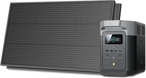 Miniatura 13 de EF ECOFLOW - Estación de energía portátil DELTA 2, batería de 1024 Wh LiFePO4 (LFP), salida de 1800 W AC/100 W USB-C, panel solar opcional