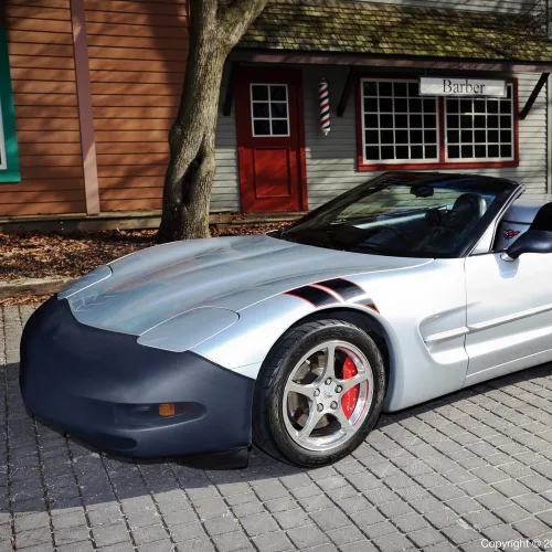Miniatura 3 de C5 Corvette NoviStretch Front + Mirror Bra High Tech Stretch Mask Combo Se adapta a: todos los corbetas C5 1997 a 2004