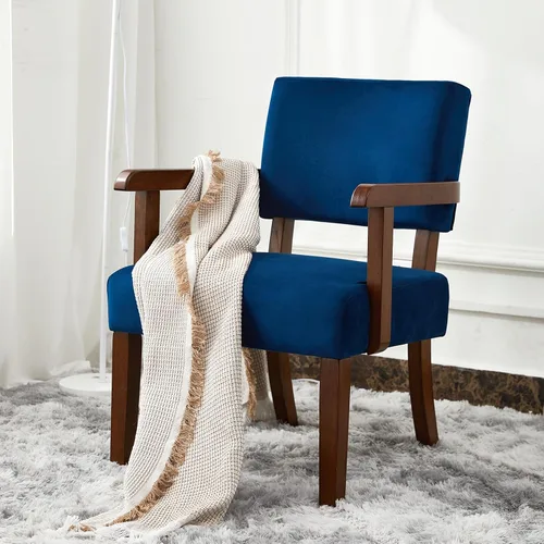 Miniatura 19 de FAGAGA Juego de 2 Sillas de Acento con Mesa, Sillas de Sala de Estar con Asiento y Reposabrazos VelvetSoft para Sala de Estar Dormitorio Sala