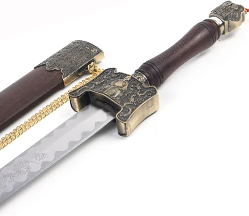 Miniatura 3 de Tiger Claw Protege a la familia preciosa espada de Dragon Well Forge