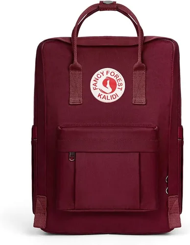 Miniatura 8 de KALIDI Mochila casual para laptop de 15 pulgadas, mochila clásica para campamento, viajes, exteriores, cuadrada, mochila para universidad, Verde