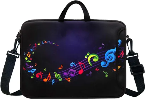 Miniatura 6 de Funda de neopreno para portátil de 14 pulgadas para portátil/Chromebook de 13, 13, 3, 14, 14, 14,1 pulgadas (azul)
