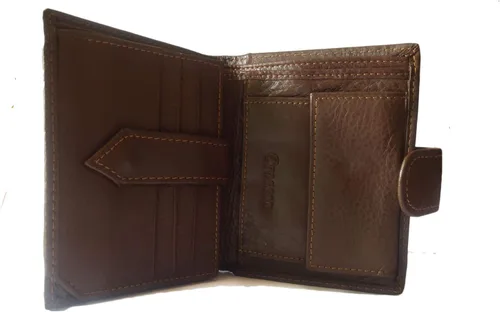 Miniatura 118 de Hombres Cool Eagle Wolf Caballo Totem Cuero Vaca Vertical Cartera Cremallera Multi-tarjeta Titular, Tótem de caballo, Minimalista