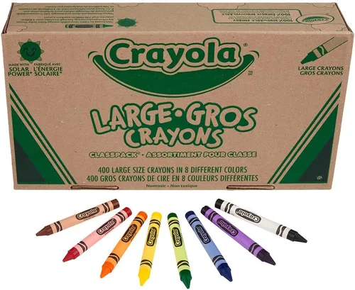 Miniatura 2 de Tamaño grande Classpack Crayons, 50 cada uno de 8 colores, 400Box