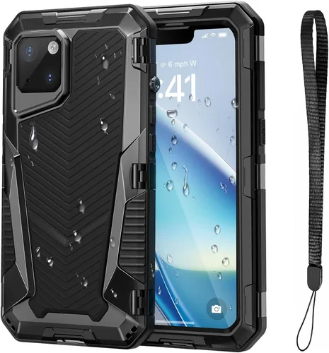 Miniatura 137 de Mitywah Funda impermeable para iPhone 7/iPhone 8 / iPhone SE 2020, funda de metal resistente de grado militar, protección de cuerpo completo