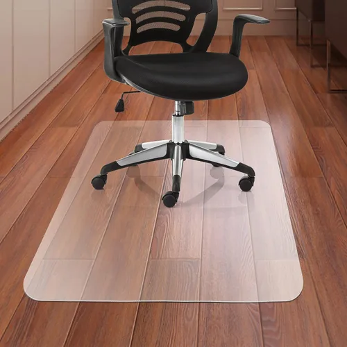 Miniatura 8 de Kuyal Tapete para Silla de Escritorio para Alfombra, 30'' x 48'' Rectángulo Tapetes Transparentes para Sillas Bueno para Escritorios, Oficina