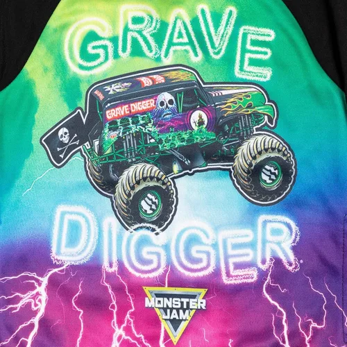 Miniatura 25 de Monster Jam Maximum Destruction El Toro Loco Grave Digger - Sudadera con capucha de forro polar para niños pequeños y grandes
