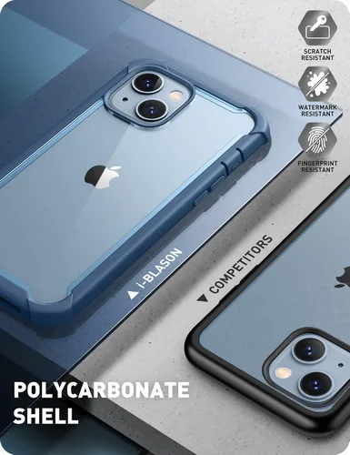 Miniatura 4 de i-Blason Ares - Funda diseñada para iPhone 14 Plus de 6.7 pulgadas (versión 2022), funda transparente resistente de doble capa con protector