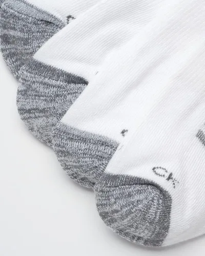 Miniatura 55 de Calvin Klein Calcetines para hombre, mezcla de algodón, acolchados, sin talla, forro de calcetines atléticos (6 unidades)