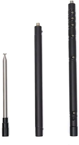 Antena telescópica portátil GRA‑1900T HF/VHF | 1.8-50 MHz (524.9-19.7 ft) con conector PL‑259/UHF | 120 W, antena móvil ligera y baja SWR DX