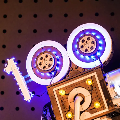 Miniatura 6 de LocoLee Kit de luz de control de luz compatible con LEGO Disney Walt Disney Tribute Camera 43230, juego de iluminación para Lego Disney 100