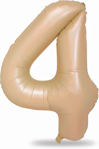 Miniatura 212 de Globo dorado champán con el número 5, globos de aluminio autoinflables grandes de 40 pulgadas del 0 al 9, globo de helio digital 5 dorado claro