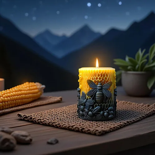 Miniatura 4 de Molde de silicona de cilindro panal 3D con flores y rosas - Molde de peonía y vela para resina, arcilla y fabricación de jabón - Suministros