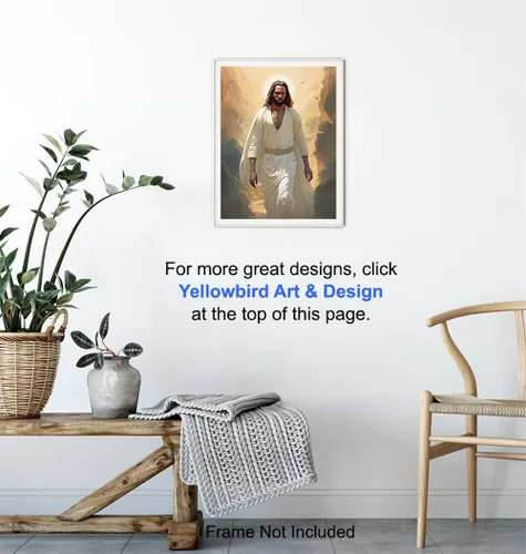 Miniatura 6 de Arte de pared de Jesús para afroamericanos, póster de Jesucristo, inspiración, arte de pared cristiano y decoración para mujeres negras, hombres
