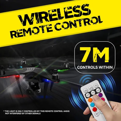 Miniatura 4 de 8 luces estroboscópicas LED inalámbricas con control remoto, luces estroboscópicas LED RGB para aeronaves de alto brillo, 8 colores, impermeable
