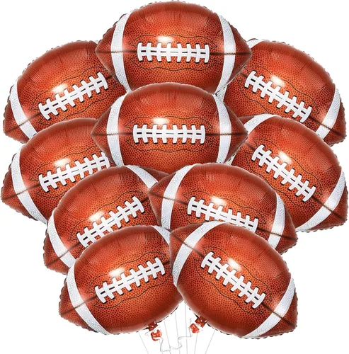 Miniatura 8 de KatchOn, Globos de baloncesto grandes de papel de aluminio color naranja, 18 pulgadas, paquete de 10 unidades, decoraciones de baloncesto