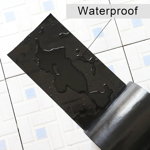 Miniatura 4 de JIALAI HOME Cinta adhesiva ancha, grado industrial negra de 5 pulgadas x 55 yardas (164 pies), 9 mil de alta resistencia, impermeable, fuerte