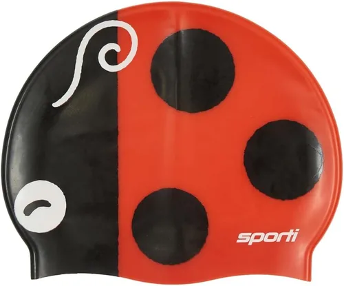 Miniatura 30 de Sporti Gorro de natación de silicona para niños, gorro de natación unisex para jóvenes, gorras de baño de protección para tus hijos, de 2 a 10 años