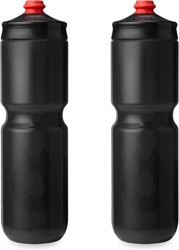 Miniatura 16 de HydraPak Breakaway Surge - Botella de agua ligera para bicicleta, paquete de 2 (20 onzas, 25 onzas, 30 onzas), botella de alto flujo, ciclismo