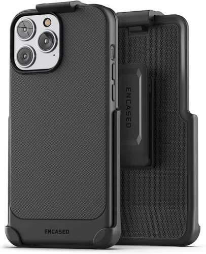 Miniatura 13 de Funda para cinturón Encased iPhone 11 con clip (Blindaje delgado) Funda de agarre delgada con cartuchera - Negro