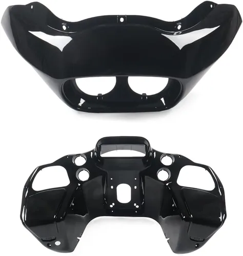 Miniatura 8 de Carenado delantero negro vivo interior y exterior para Harley Road Glide 1998-2013 Road Glide CVO 2009-2013 Custom FLTRX 2010-2013 Ultra FLTRU