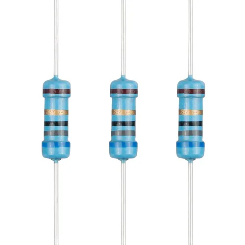 Miniatura 33 de 100 resistencias de 1 ohm 1/2 W (0.5 vatios) ±1% tolerancia de película metálica, resistencia fija de múltiples valores de resistencia opcional