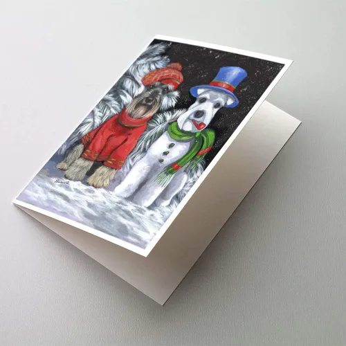 Miniatura 48 de Caroline's Treasures PPP3013GCA7P - Tarjetas de felicitación y sobres para mascotas de Basset Hound Teacher, paquete de 8 tarjetas en blanco