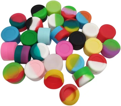 Miniatura 6 de Gentcy contenedores de silicona para aceite de cera concentrado, 3 ml, Multicolor