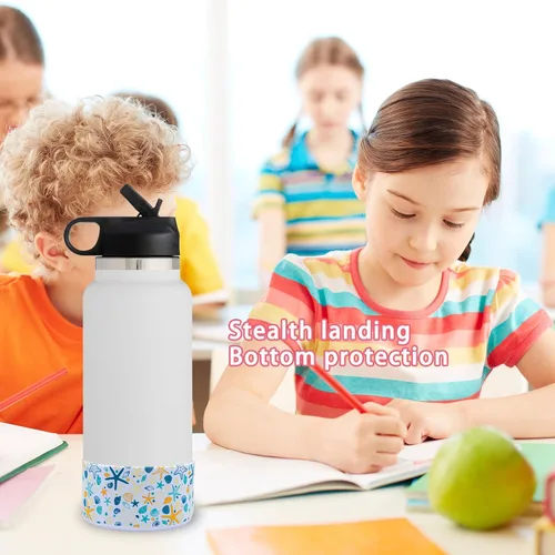 Miniatura 4 de HEYSKAY Funda protectora de silicón para base de botella de 12-24 oz para botella de agua Hydro Flask, y compatible con Stanley, Yeti, Simple Modern