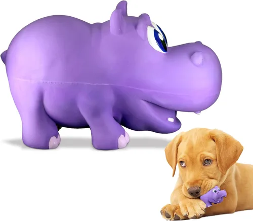 Miniatura 9 de PetSport Naturflex Tiny Tots Gorilla Toy - Durable y duradero, material no tóxico, chirriador interno, juguete de goma para perros, ideal para juego
