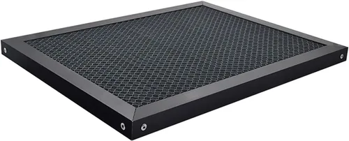 TEN-HIGH Mesa de trabajo de nido de abeja de aluminio, para máquina grabadora láser de CO2, cortador de máquina de grabado CNC, 12.598 x 8.661 in