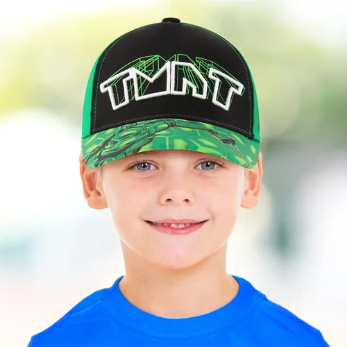Miniatura 2 de Nickelodeon Gorra de béisbol para niños gorro ajustable Little TMNT para niños de 4 a 7 años color verde Verde