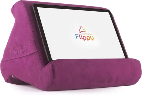 Miniatura 11 de Flippy Soporte de almohada original para tableta y soporte para iPad, regalo para amantes de los libros y lectores, soporte multiángulo con Smokey
