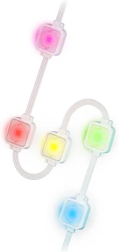 Miniatura 10 de Luces de cornisa inteligentes Cync para exteriores con efectos dinámicos de 100 pies