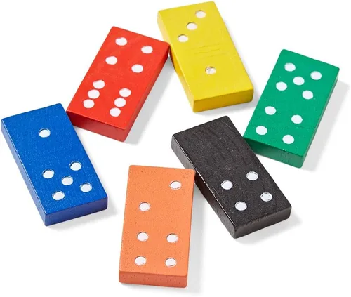 Miniatura 4 de ETA hand2mind Dominó con doble seis, codificados por colores, juego de 6.