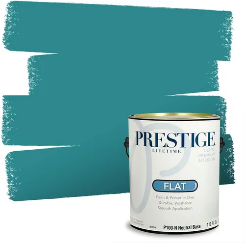 Miniatura 121 de PRESTIGE Pintura interior e imprimación en uno, azul cielo, semi-brillante, 1 galón