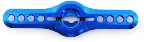 Miniatura 6 de FrSky Brazo servo metálico 6-25T azul y rojo (rojo, doble completo)