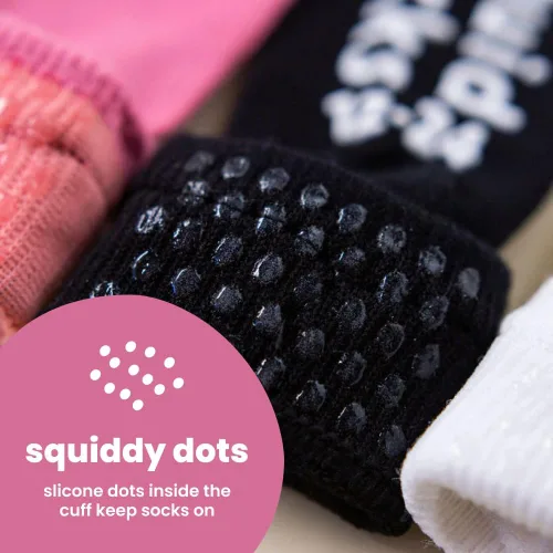 Miniatura 13 de squid socks Calcetines de viscosa de bambú 0-6M, 6-12M, 12-24M y 2T-3T Calcetines que se mantienen puestos