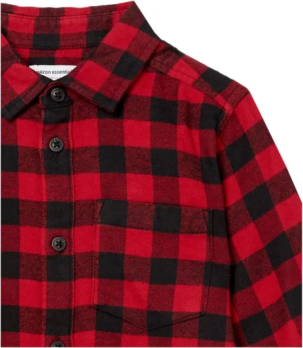 Miniatura 2 de Tienda Essentials Camisa de franela con botones para niños