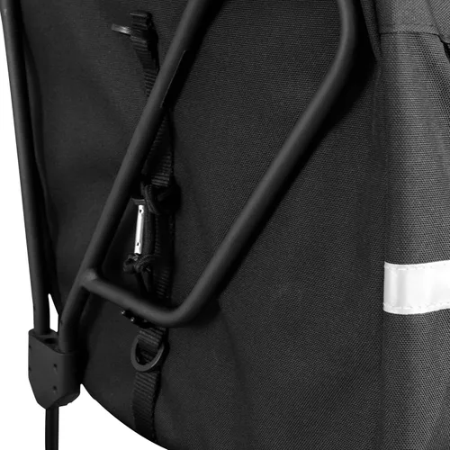 Miniatura 8 de BV, Alforjas para bicicleta con ganchos ajustables, manija para transporte, borde reflector 3M y bolsillos grandes