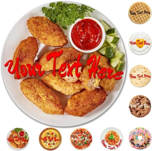 Miniatura 13 de Manta redonda de ramen personalizada con nombre y texto, manta de comida personalizada, regalos novedosos, mantas suaves personalizadas para Manta
