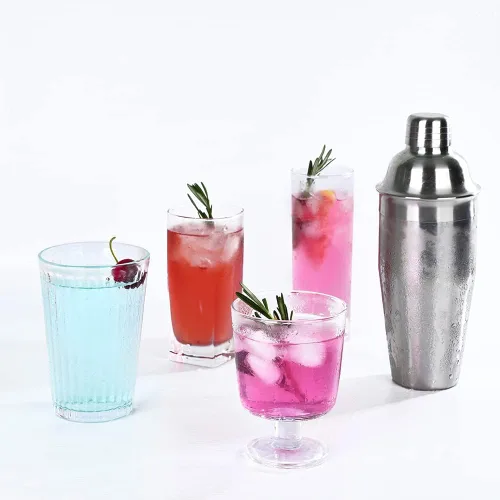 Miniatura 5 de Etens Coctelera de bar, mezclador de bebidas de Martini de 24 onzas con colador integrado para barman – Coctelera de acero inoxidable para bebidas