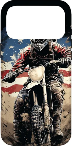 Miniatura 22 de Dirt Bike American Flag Motocross Enduro Biker 4th of July Case for iPhone 17