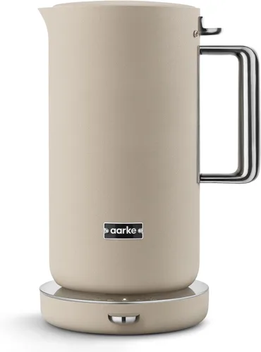 Miniatura 10 de Jarra de acero inoxidable Aarke - Perfecta para entusiastas de máquinas de café y té, boquilla sin goteo, construcción de doble pared, protección