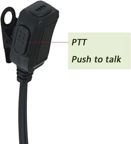 Miniatura 5 de Auricular de tubo acústico compatible con Motorola Cp200 Cp200d Cls1410 CLS1110 Cp185 BPR40 Rdm2070d walkie talkie radio de 2 vías, paquete de 10