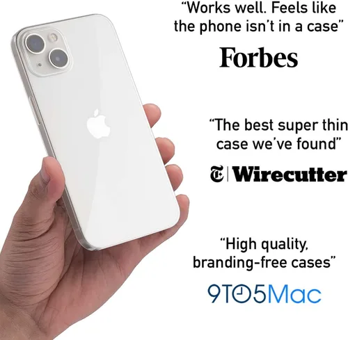 Miniatura 3 de totallee Funda transparente para iPhone 13, funda fina ultradelgada y minimalista - Funda transparente para iPhone 13