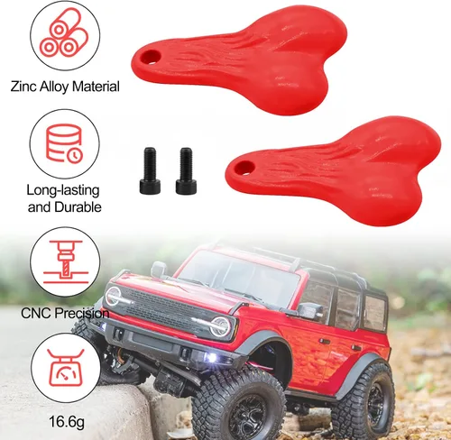 Miniatura 4 de OGRC - 2 bolas de juguete a control remoto para camión, tuercas de 0.66 oz, bolas de parachoques, tuercas de toro, bola de cola de contrapeso
